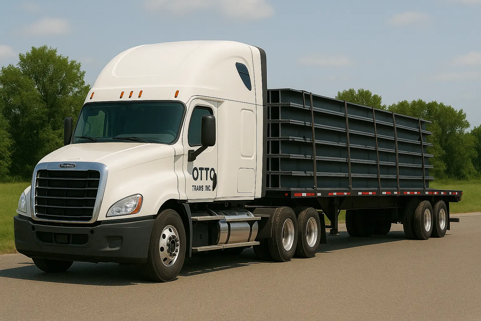 Flatbed trucking service